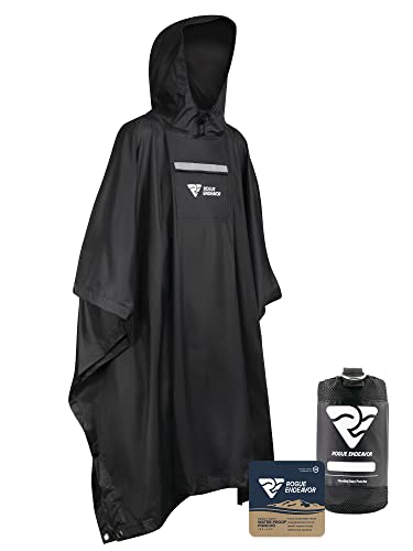 Rogue Endeavor® Premium Rain Poncho & Mesh Carrying Bag