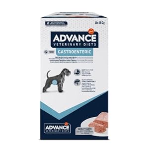 Advance Veterinary Diets Gastroenteric – Comida Húmeda para Perros: Multipack 8 bolsitas de 150g