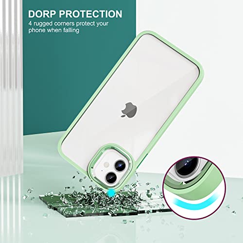 ULAK Funda para iPhone 11, Carcasa a Prueba de Golpes de Estuche Parachoques de Resistente Caso de protección Suave de TPU para Apple iPhone 11 - Verde - Imagen 5