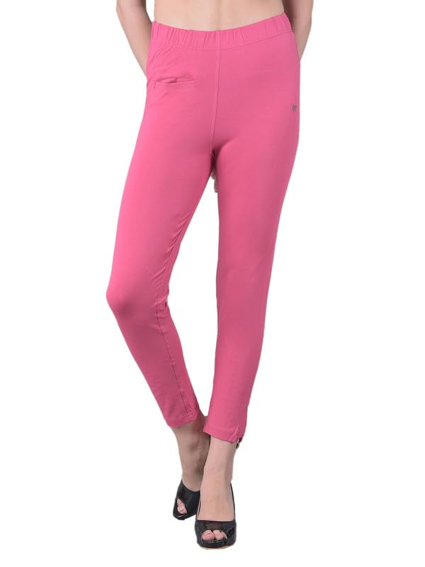 Image of Comfort Lady Women Cotton Blend Regular Fit for Casual,Formal and Daily Use Kurti Pants with Front Pocket