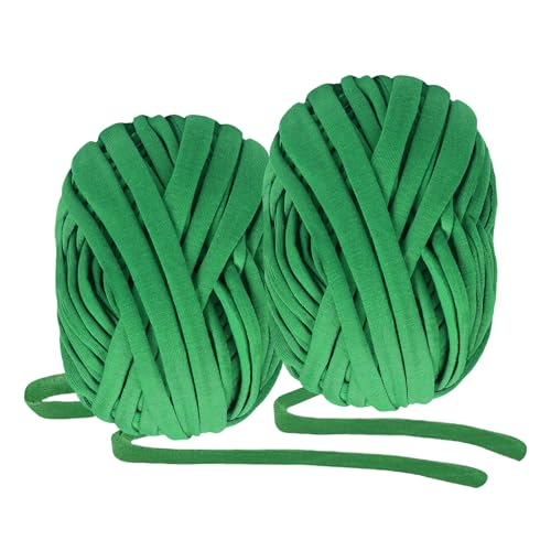 2 Packs Garden Twine, Soft Plants Ties, Green Garden String for Climbing Plants, Vines Plant, Tomatoes, Flowers, Roses Plant Support (98FT/Roll, Total 196FT)