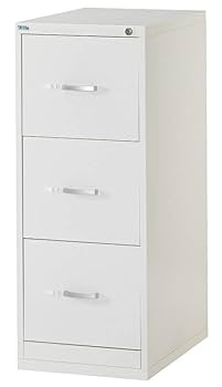 Amazon.co.jp: ファイリングキャビネット スチール 3段 鍵付き