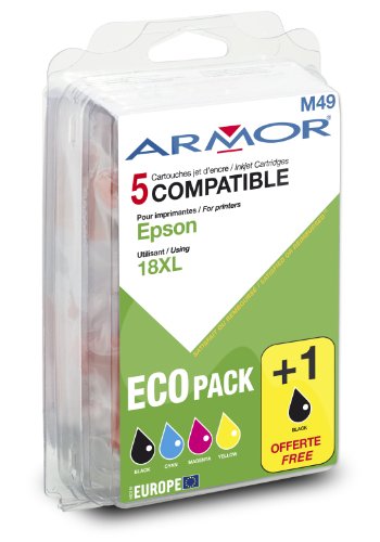 Pack cartouche d'encre 18XL compatible Epson Expression Home XP multipack 5