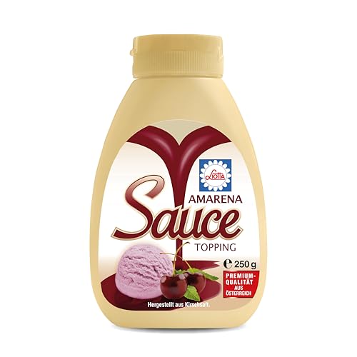 Liotta Amarena Dessert Sauce 250g - Sirup Topping Fruchtsauce - Ideal als Topping für Kaffee Eis und Desserts