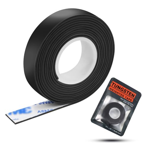 Golfupp Ruban de tungstène lesté pour raquette de pickleball : augmentation de la performance et ajustement du poids, bande de tungstène non toxique pour différentes raquettes de pickleball