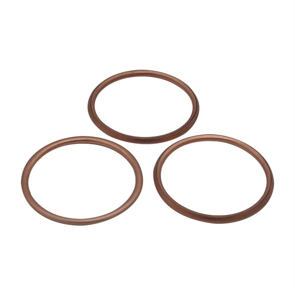 Uszczelka wydechowa kompatybilna z ZXR 750 ZXR750 91-95 ZX-7R 96-02 ZX-7RR ZX-9R 94-97 ZX-10R 04-10 11060-1103 4 szt. 36X42X2mm