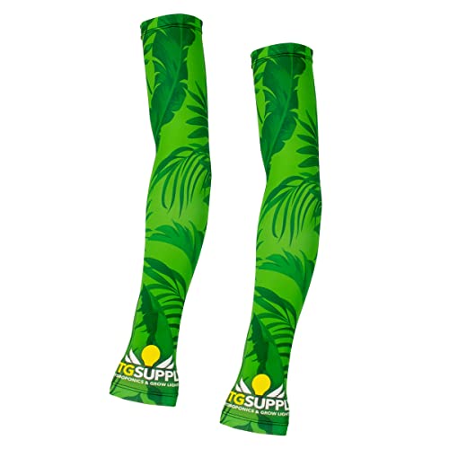 HTG Supply Arm Guard Gardening Sleeves for Plant Trimming with UV Protection Cooling Effect (Large)