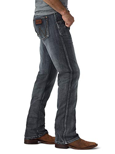 Image of Wrangler Men's Retro Slim Fit Straight Leg Jean