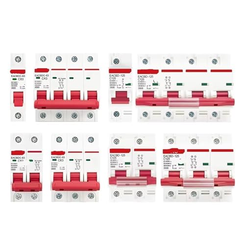 Disjoncteur solaire DC 1000V protégeant contre la surcharge électrique DC 6A 1P