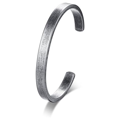 Personalized Stainless Steel Cuff Bracelet for Men Cover