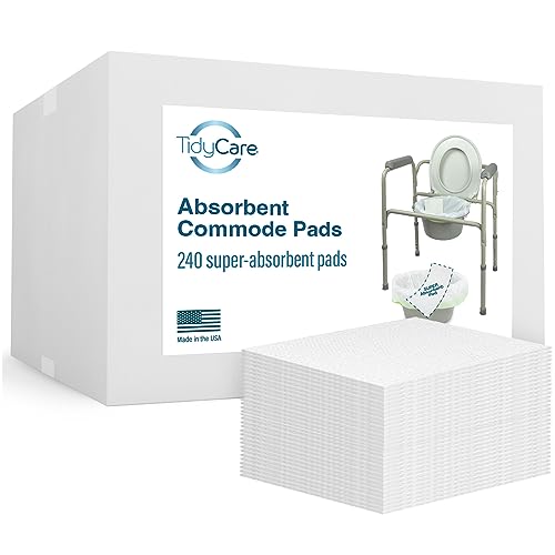 Bedside Commode Absorbent Pads For Portable Toilet Chair