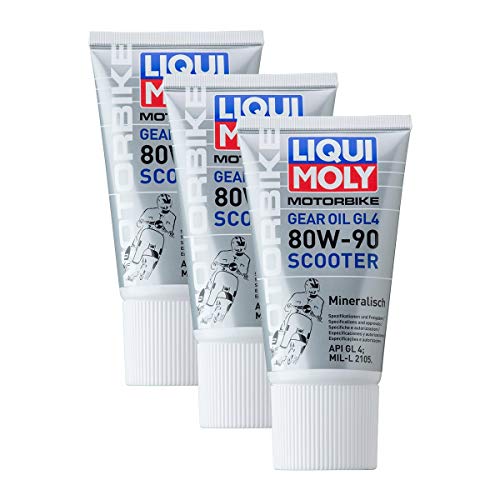 3 x Liqui Moly 1680 Moteur Bike Gear Oil Scooter Roller getriebeöl 80 W – 90 150 ml
