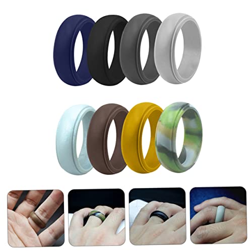 Anillos de silicona ajustables para hombre y mujer GALPADA miniatura 3