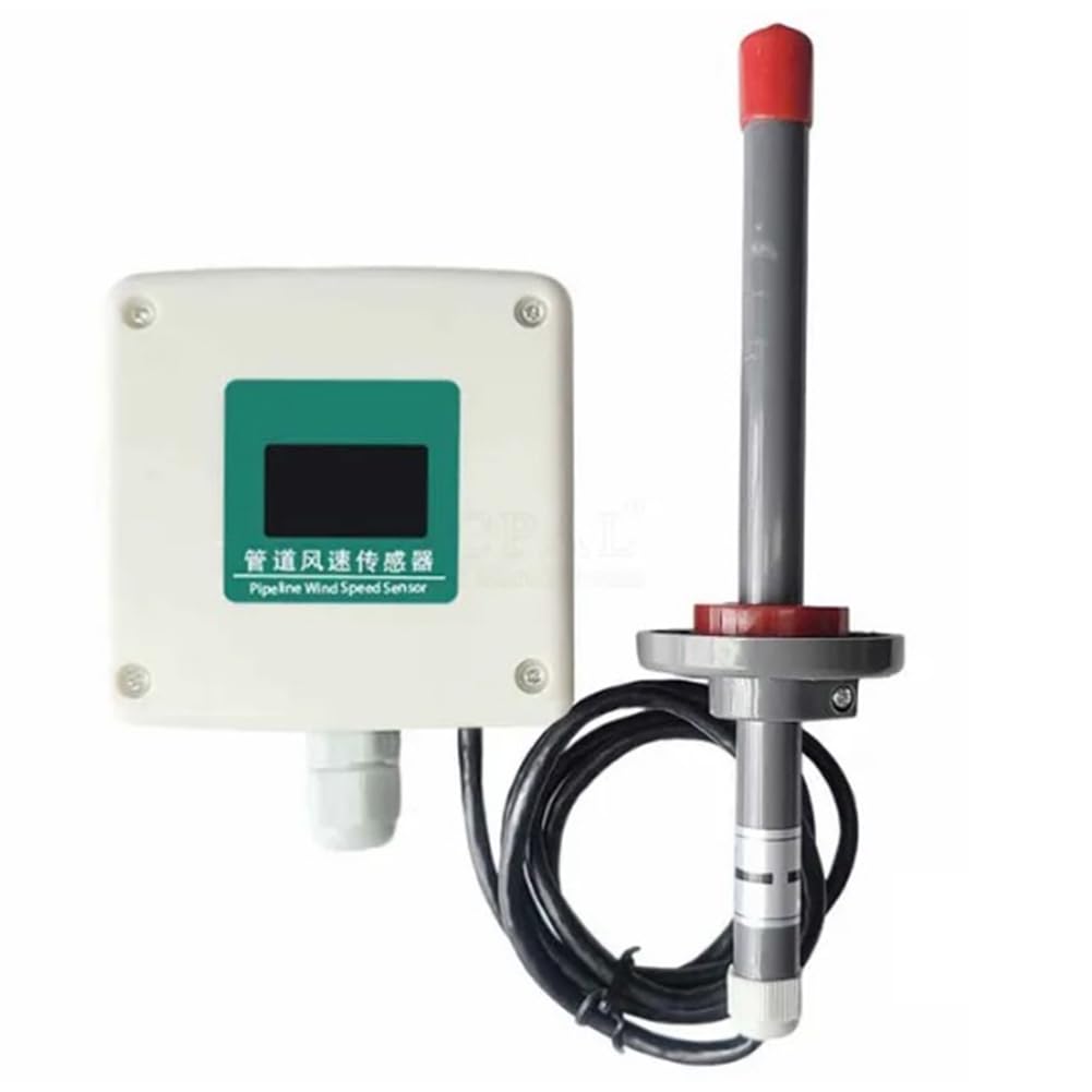0-30M/S TuberíAs Sensor de Velocidad del Viento 0-10V Transmisores Detectores de MedicióN de Volumen de Velocidad del Aire de PlomeríA de Alta PrecisióN