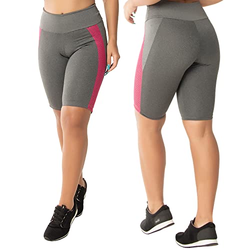 Kit 2 Bermudas Tela Suplex Fitness