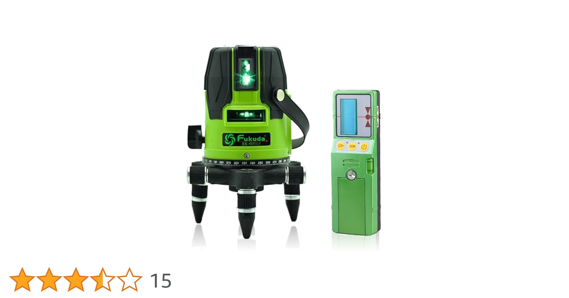 FUKUDA 墨出し器 レーザー EK-400GX グリーンレーザー 水平器 pingan_ek400gj-sf01