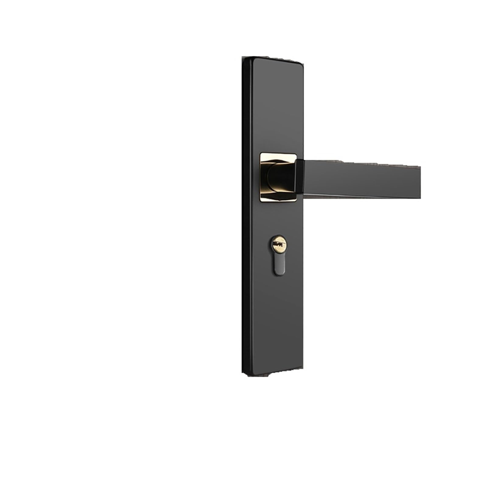 Aepqbgqj One Color Black Silent Mechanical Door Lock Bedroom Project Hardware