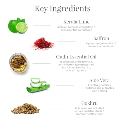 Image of Forest Essentials- Softens, Scents and Hydrates Skin- Shower Wash Lime Saffron Oudh||