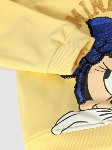 Image of Max Girls Sequinned Minnie Mouse Sweatshirt