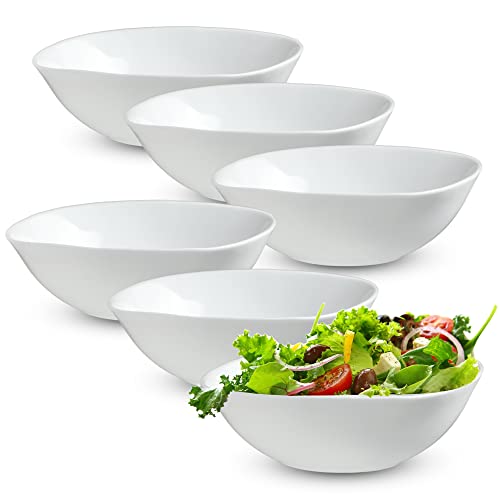 KADAX Weiße Glasschale, Salatschale, Set Schale, eckige, weiße,...