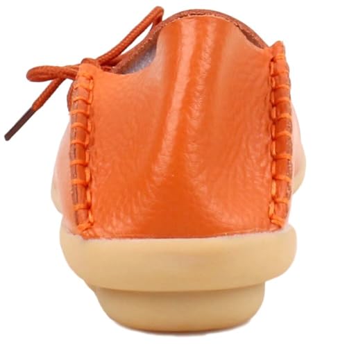 Image of Women's Leather Slipper Loafers Flat Shoes Slip-Ons