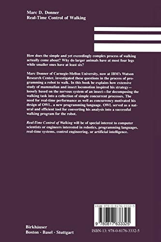 Real-Time Control of Walking: 7