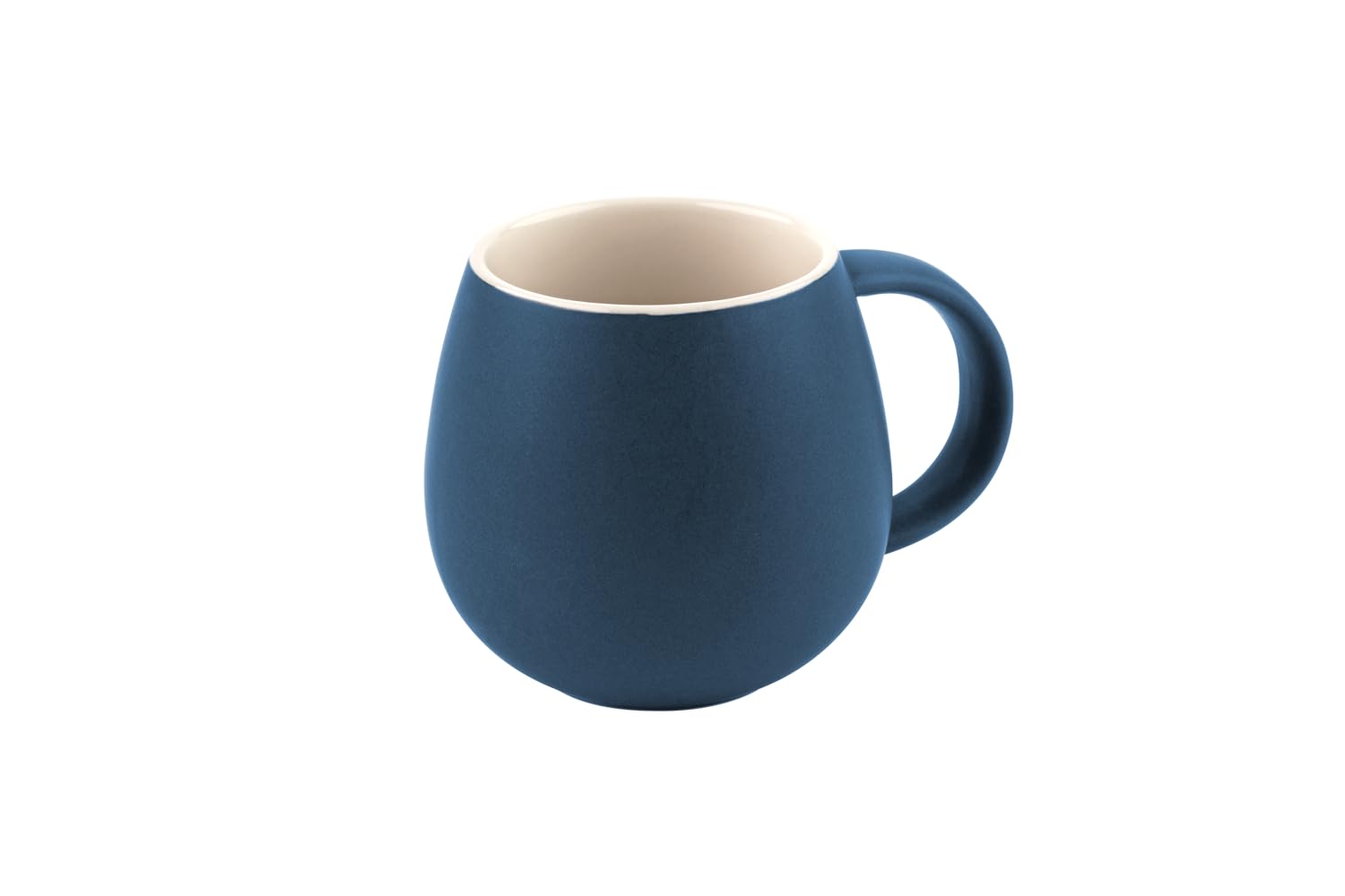 Sallys Belly Mug – Kaffeetasse/Teetasse, 400 ml, handgefertigt (Night Blue)