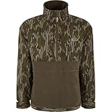 Drake MST Camo Eqwader 1/4 Zip Jacket, MOOBL, X-Large