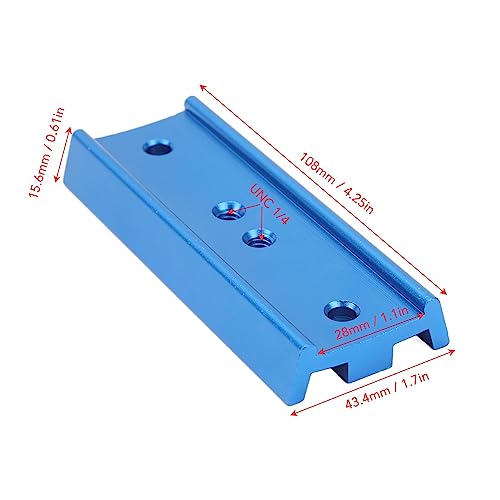 4,25-Zoll-Schwalbenschwanzplatte-Teleskop-Montageplatte für äquatoriales Stativ (Blau)