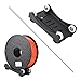 BCZAMD Uchwyt na filament do drukarki 3D, regulowany, gładki, pully Spool Rack z łożyskami do TPU/PLA/ABS/nylon/drewna/PEGT 0,5 kg, 1 kg materiału drukarskiego