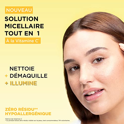 Garnier skinactive eau micellaire tout en 1 vitamine c eclat 400ml - vue 3