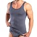 Produktbild HERMKO 16000 3er Pack Herren Unterhemd aus weicher Baumwolle/Modal, Größe:D 5 = EU M, Farbe:Graphit