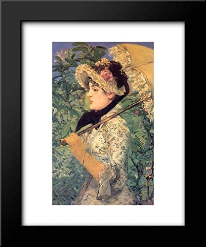 Spring (Study of Jeanne Demarsy) 15x18 Framed Art Print by Edouard Manet