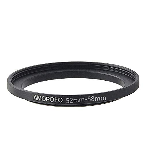 Image of 52mm to 58mm Camera Filter Ring /Adapter for 58mm UV, ND, CPL Filter, Metal Step-Up Ring