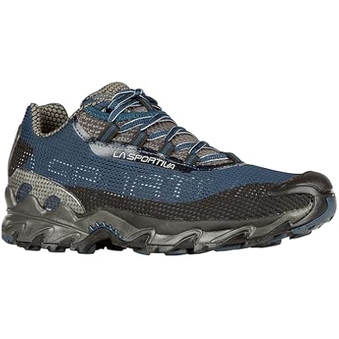 La Sportiva Mens Wildcat Trail Running Shoes, Carbon/Opal, 9.5 Cover