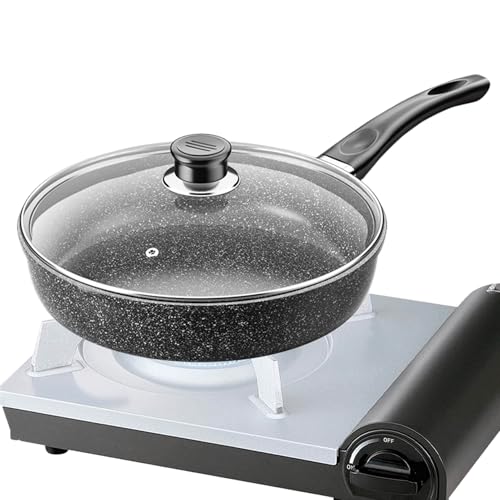 Pruojhw Estufa,Batería De Cocina Sartén Antiadherente | Utensilios de Cocina y Suministros para Placas de Inducción para Cocina en Piso Restaurante y Hogar