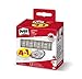 Produktbild Pritt Korrekturroller Compact Flex, sofort überschreibbar, einfache Anwendung durch flexible Spitze, Bandlänge 10 m, Bandbreite 4,2 mm, 5-er Pack Spar-Set, 2382016, Weiß