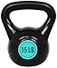 OLIXIS 50LBS 4-Piece Kettlebell Set with Wide Grip - Perfect for Home Gym Strength Training & Workouts