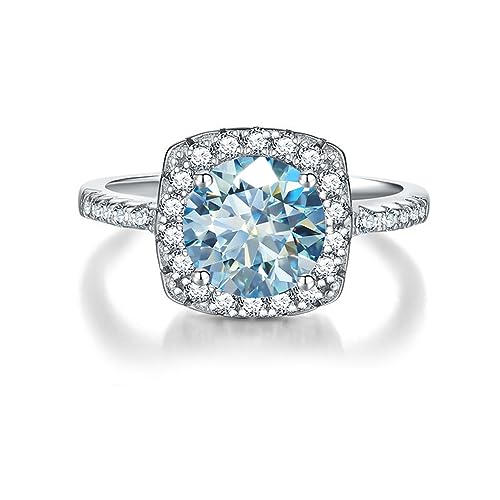 [JFDAPOJFA] _ChO, 2ct AbTiCg O D J[ VVS1 _Ch 925 X^[OVo[ w LO v~X w p ؖt(Navy Blue,9)