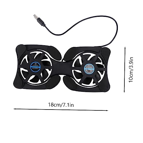 Cooler USB para portátil con ventiladores de 70mm miniatura 2