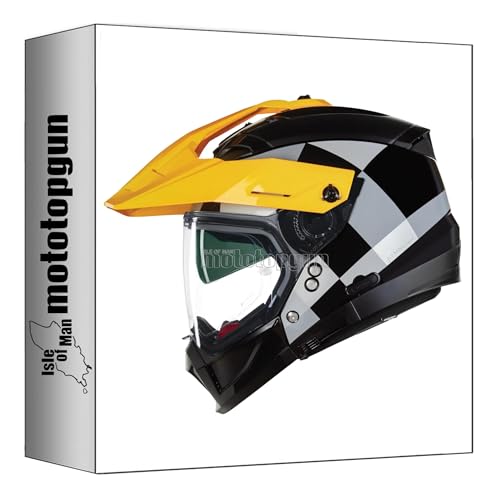 Casque Nolan N70-2 X Exploring Ruvido Noir Gris Rouge XL pour Moto | MotoTopGun