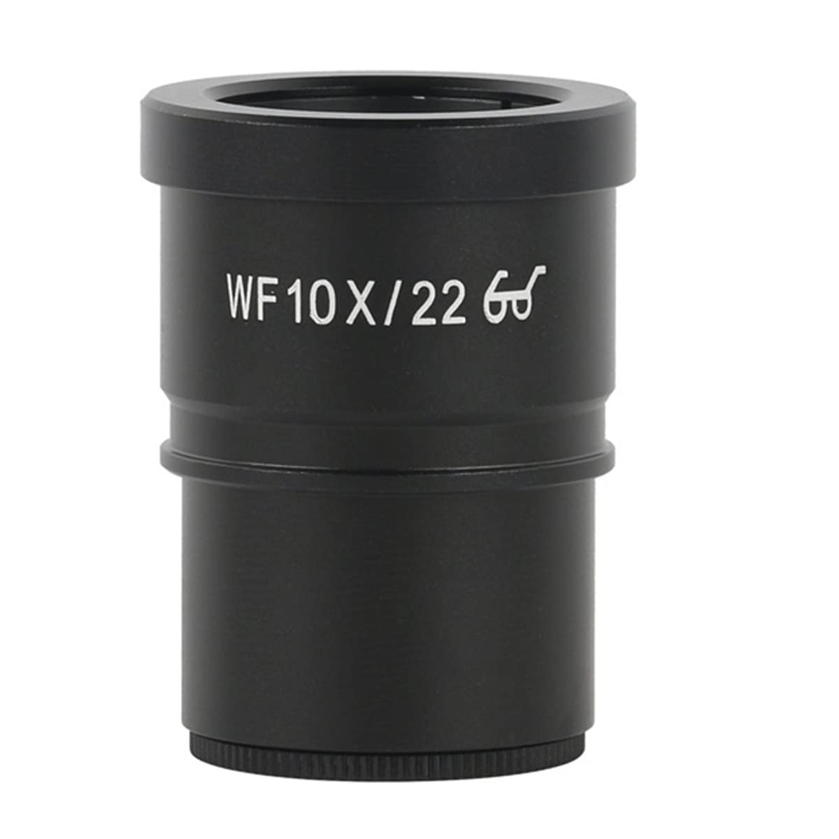 Akcesoria do mikroskopu laboratoryjnego okular do mikroskopu WF10X WF15X WF20X z linijką skali interfejs 30 mm szklana soczewka do mikroskopu lornetki trójokularowej (WF10X-22 1 szt.)