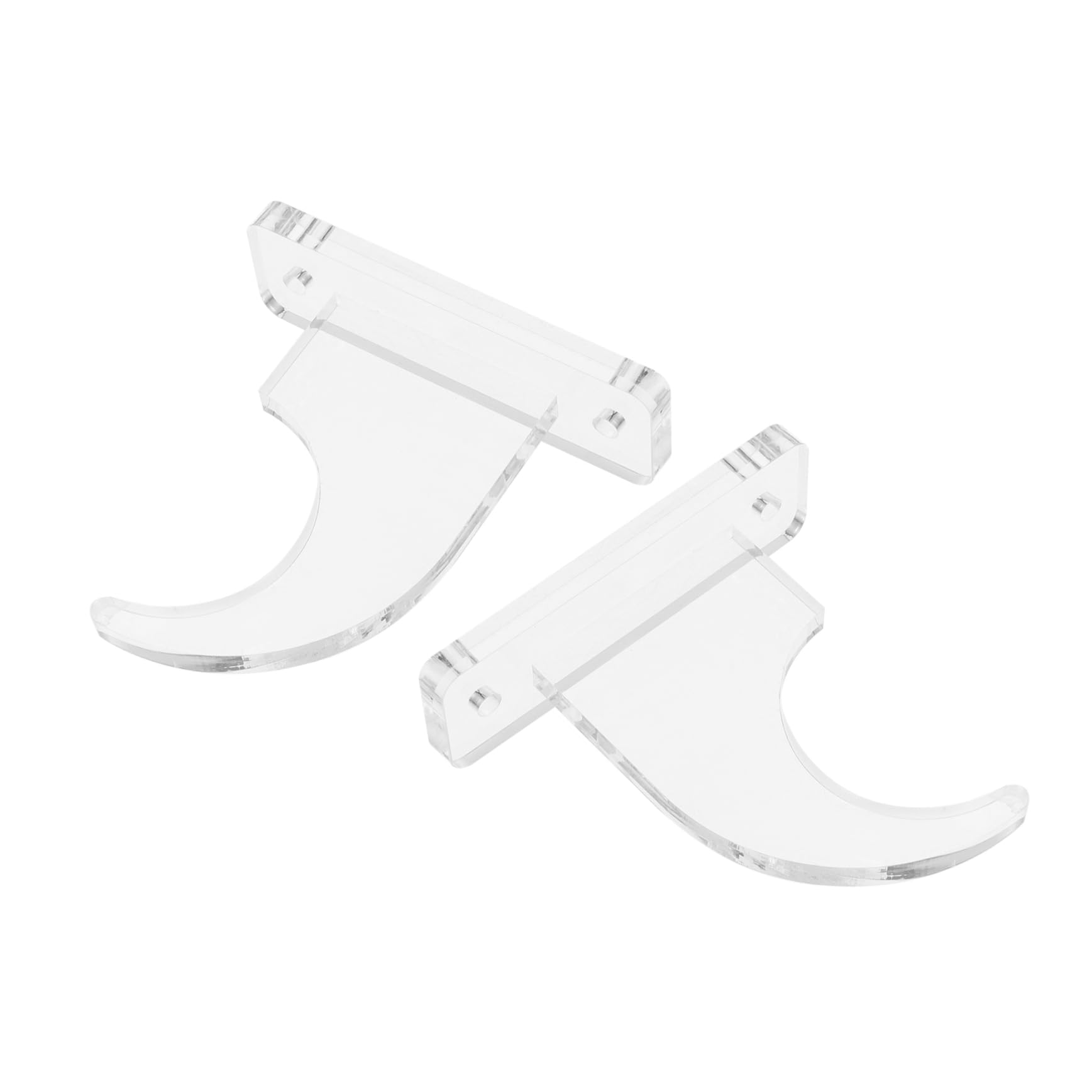 KICHOUSE 2 Pack Bat Rack Wall Mount Snowboard for Baseball Bats Guitar Hooks Swords Skateboard Mount for Home