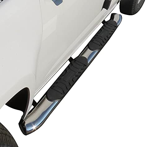 Estribos laterales ovalados 5 pulg para Ford F-150 2015-2026 miniatura 2