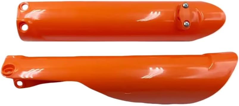 Universal Fit Motocross Front Fork Guard Front Shock Absorber Protection Plastic Cover Compatible with XCW EXCF SXF TC FC Off-Road Models Aftermarket Replacement(Black)