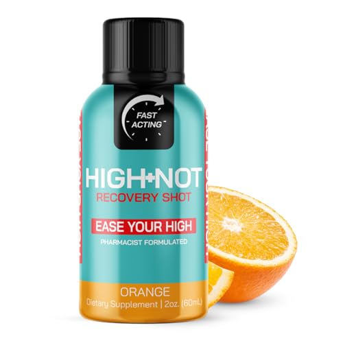 High Not Berry Flavored Recovery Shot - Extra Strength | Rapid Relief for Intense THc̈̈ Effects (2 FL Oz (Pack of 1), Orange)