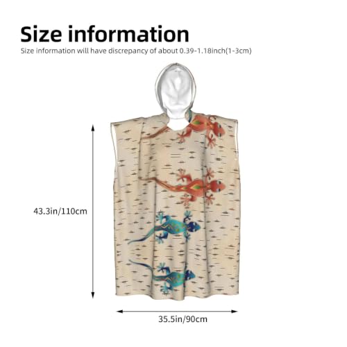 Poncho en tissu éponge léger à séchage rapide pour la piscine - 5