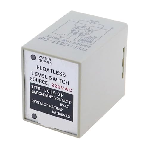 Contrôleur d'eau C61F-GP AC 220V relais de niveau pour pompe automatique sans socle