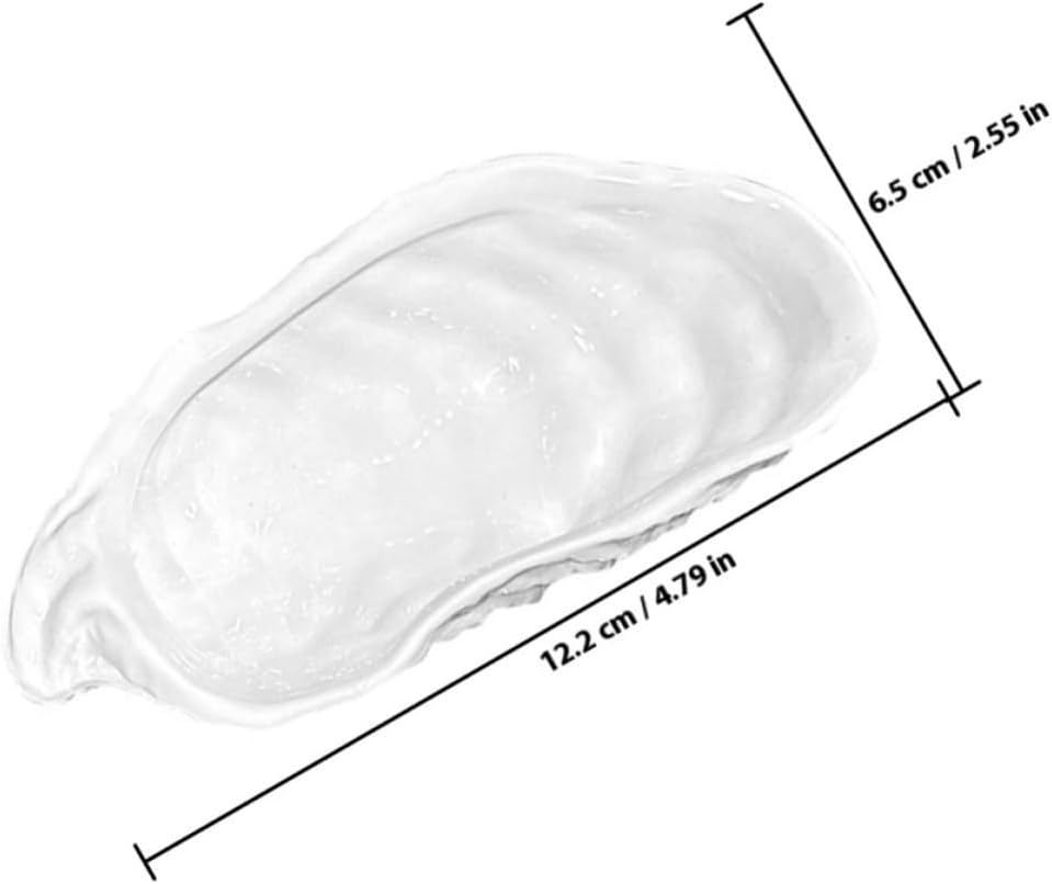 Ceramic Oyster Serving Platter Plate for Dining and Desserts