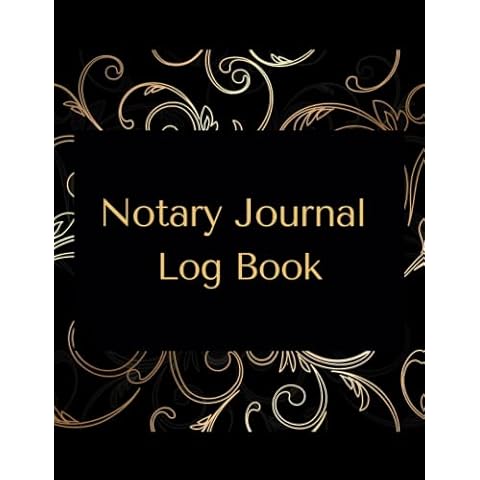 Notary Journal Log Book: Notary Public Journal to Record Notarial Acts | Notary Book with 200 Entries Cover
